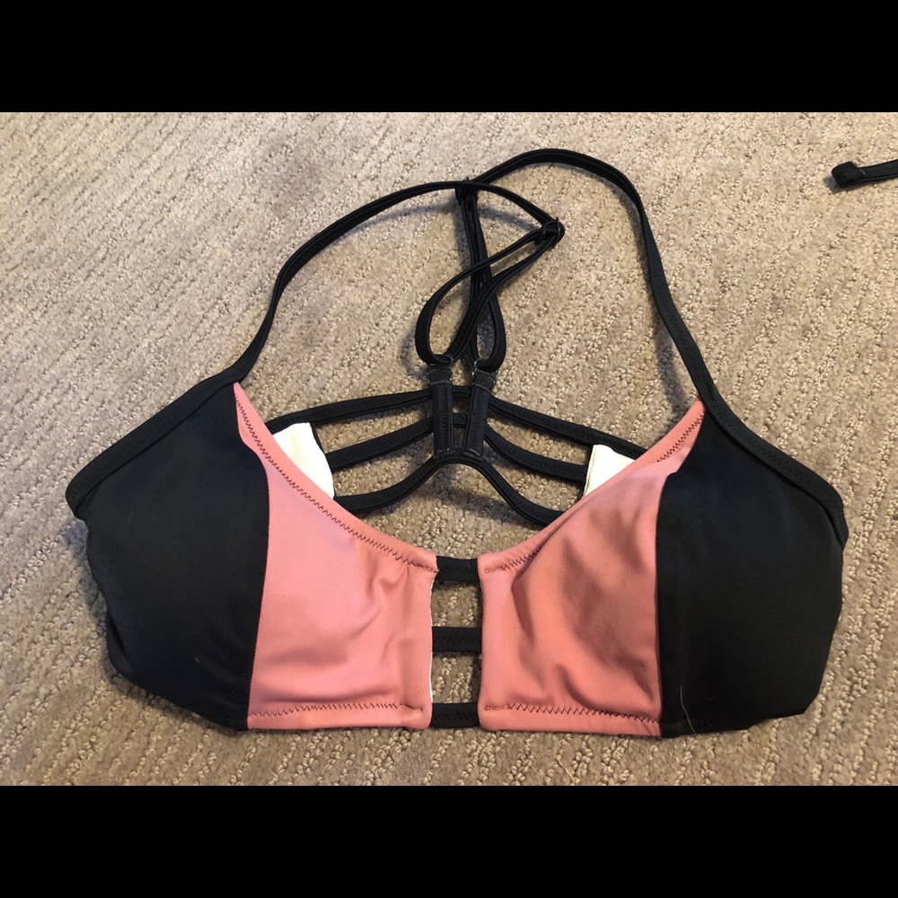 PINK bathing suit top